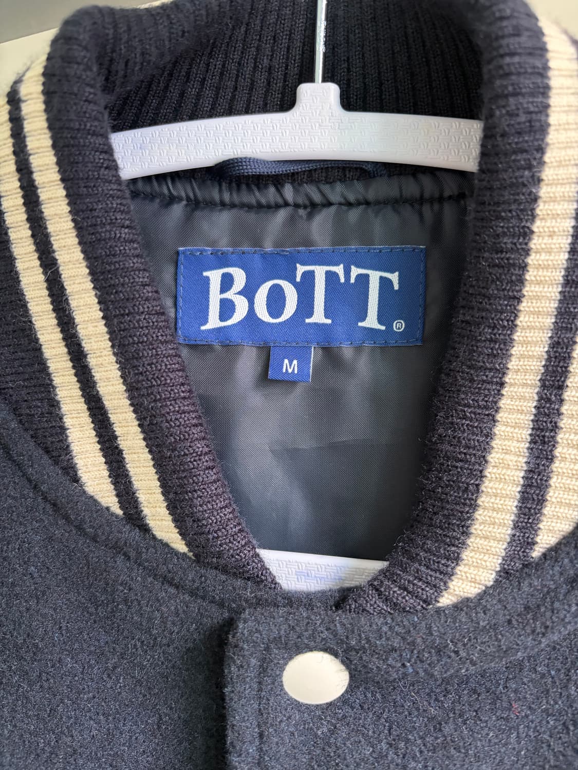 Bott teddy varsity jacket 상품이미지4