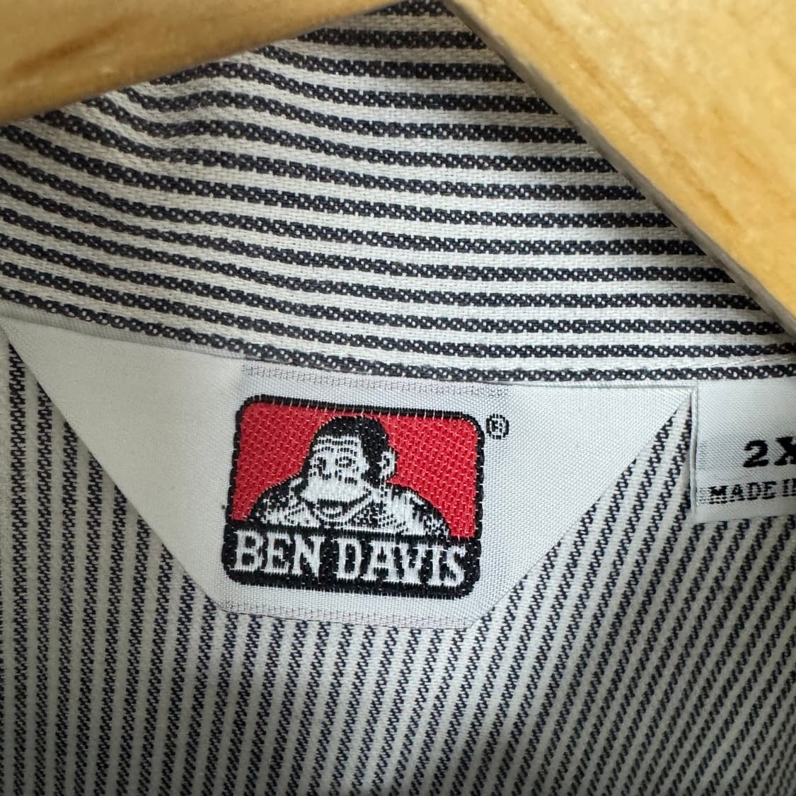 벤데이비스 스트라이프 투포켓 아노락 자켓 상품이미지3