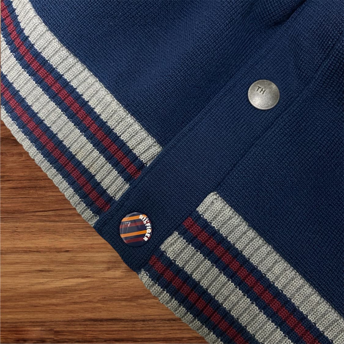 미힐피거 울 바시티 자켓 L 상품이미지2