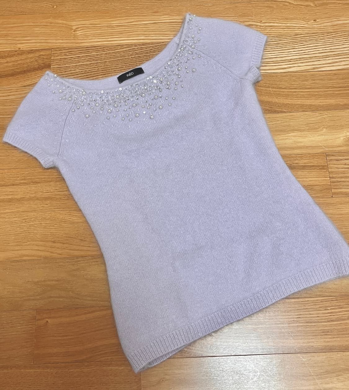 빈티지 모헤어 비즈 니트 상품이미지1