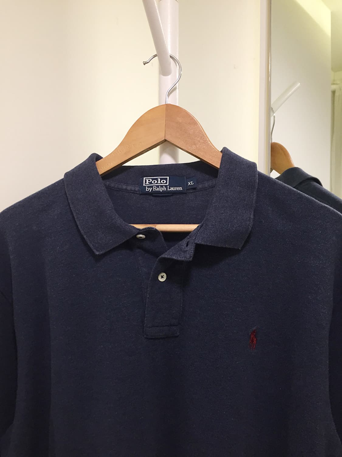 공용 폴로 오버핏 카라 긴팔티셔츠 100 상품이미지4