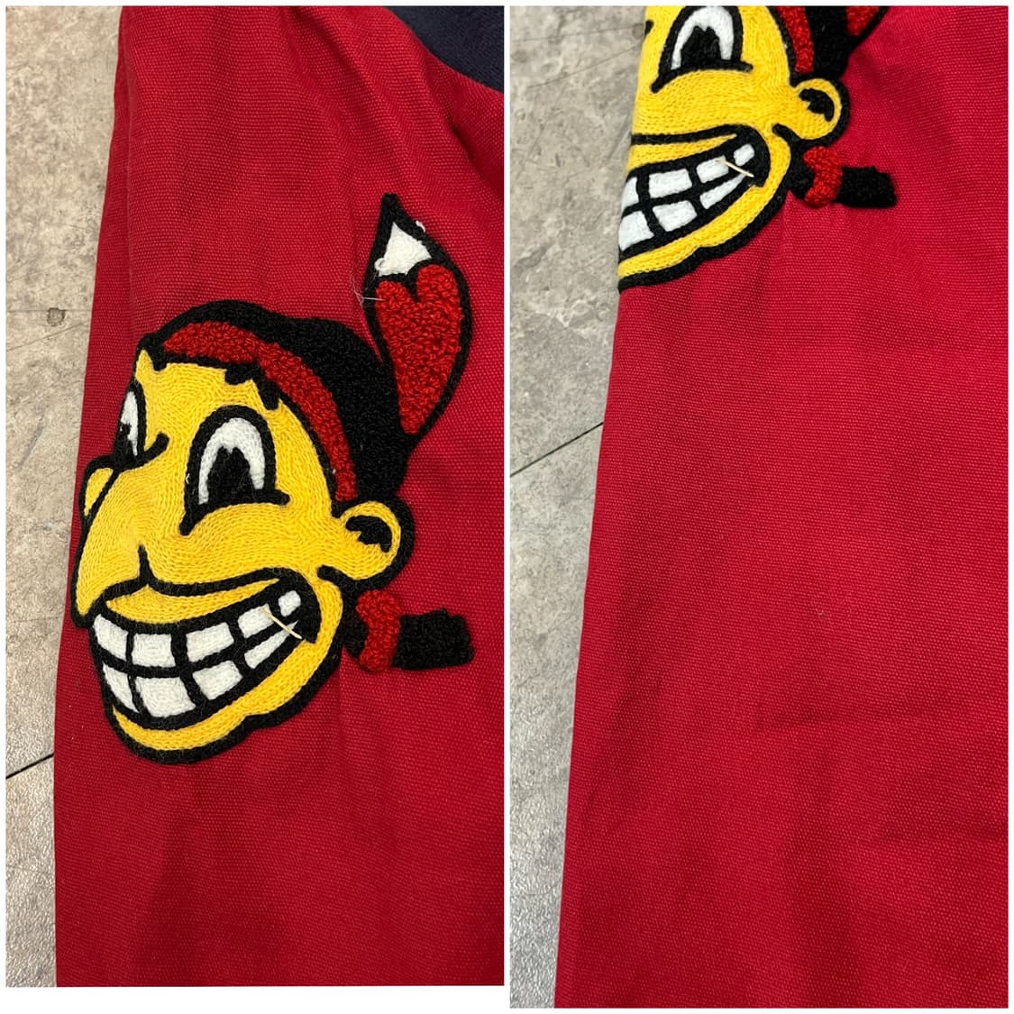 엠엘비 클리블랜드 인디언스 바시티 자켓 네이비 100 #csz2858 상품이미지7