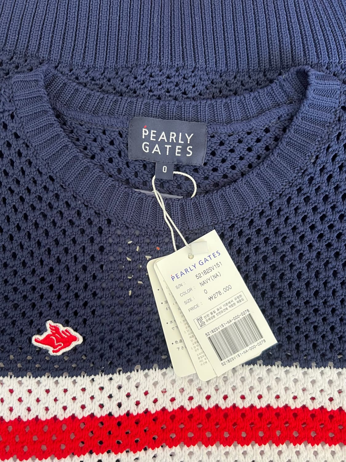 파리게이츠 여성 네이비 골프조끼 니트조끼 상품이미지5