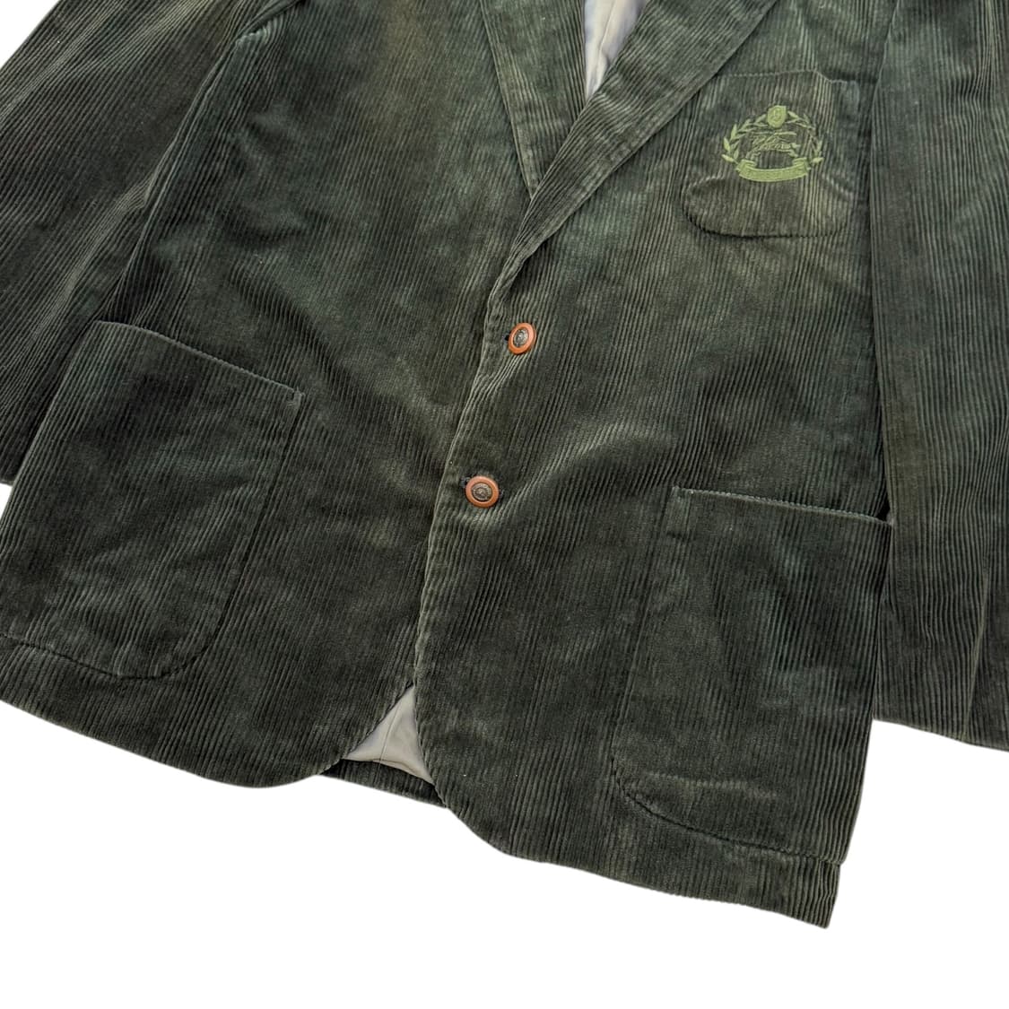 버버리 딥그린 카키 코듀로이 블레이저 자켓 상품이미지5