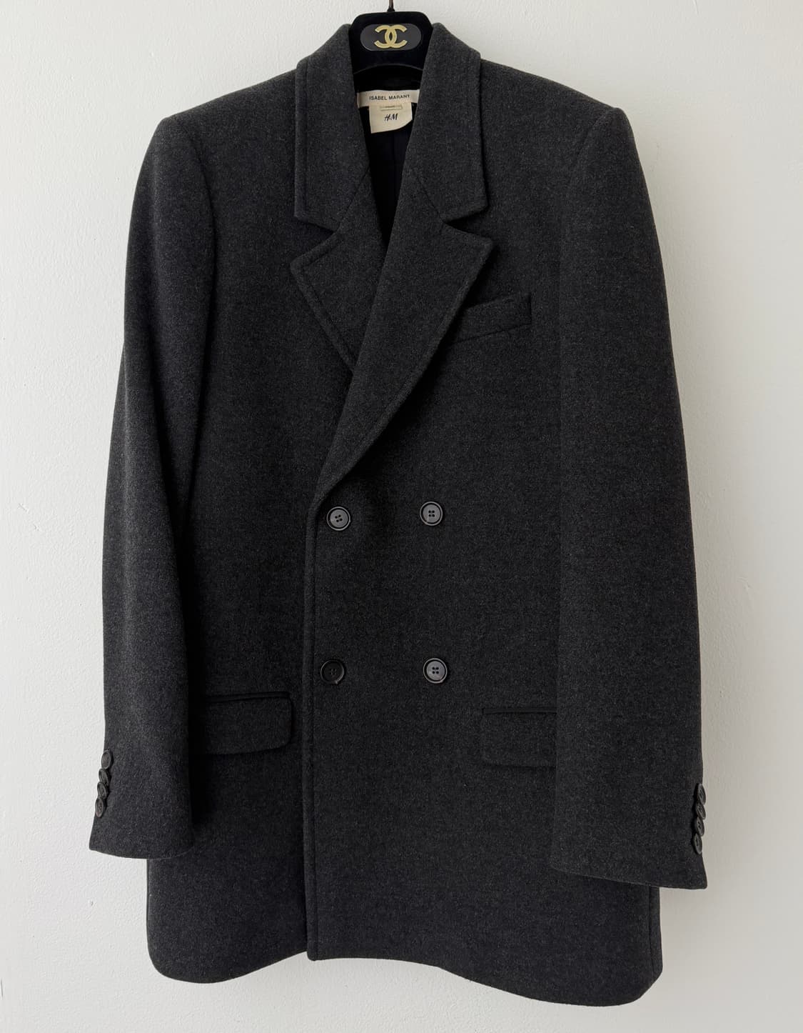 이자벨마랑 H&M 콜라보 울 더블 코트 상품이미지2