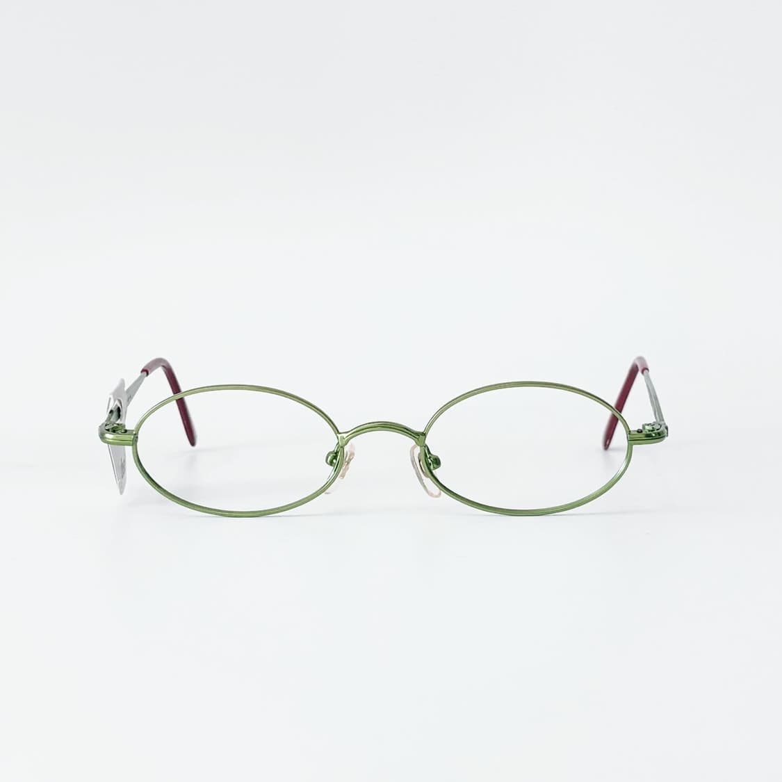 Close-up 그린 오벌 메탈 데드스탁 빈티지안경 상품이미지1