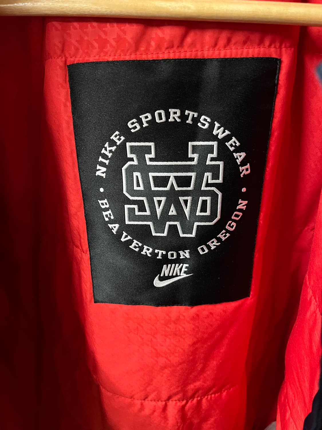 나이키 새틴 블랙 바시티 M 상품이미지4