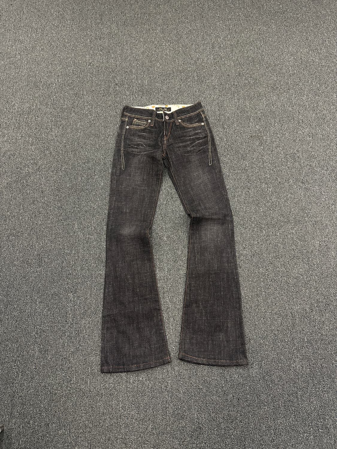 26) 재패니즈 빈티지 흑청 부츠컷 데님팬츠 상품이미지2