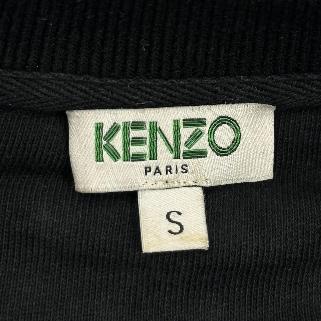 겐조 타이거 자수 블랙 크루넥 맨투맨 (S) 상품이미지5