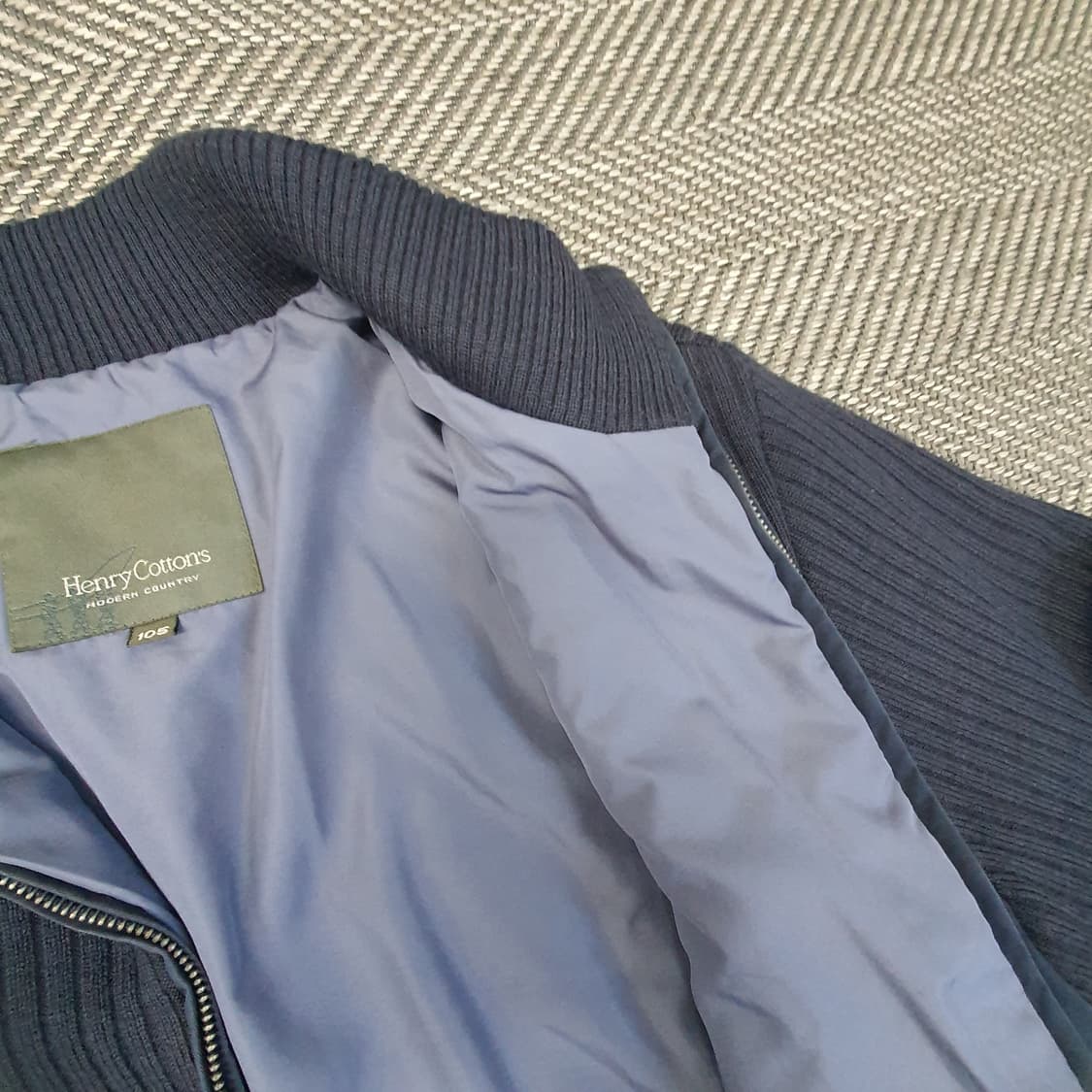 헨리코튼 니트 집업점퍼 남자105 상품이미지6