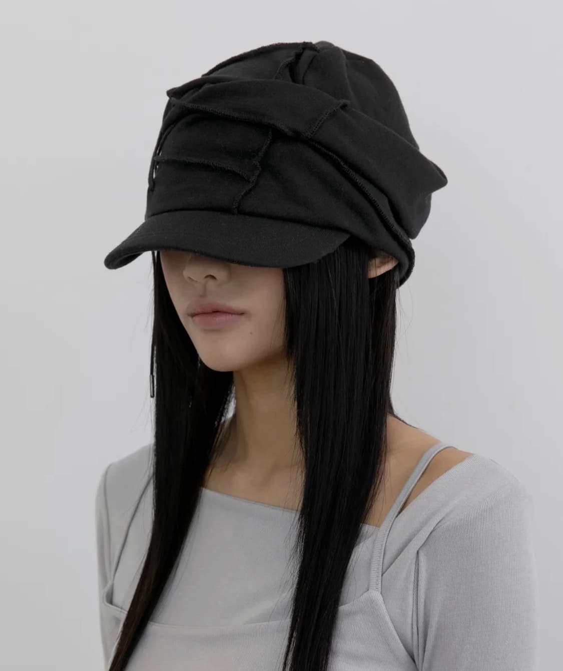 플레어업 Soi Draped Cap (Black) 상품이미지2