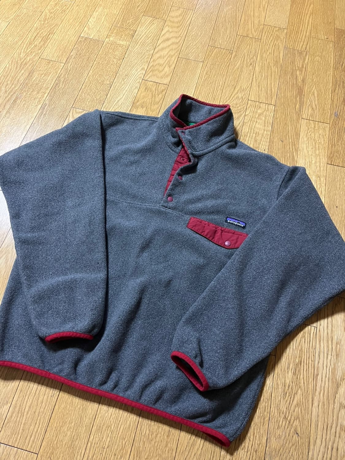 파타고니아 니켈 레드 신칠라 플리스 후리스 아노락  상품이미지6