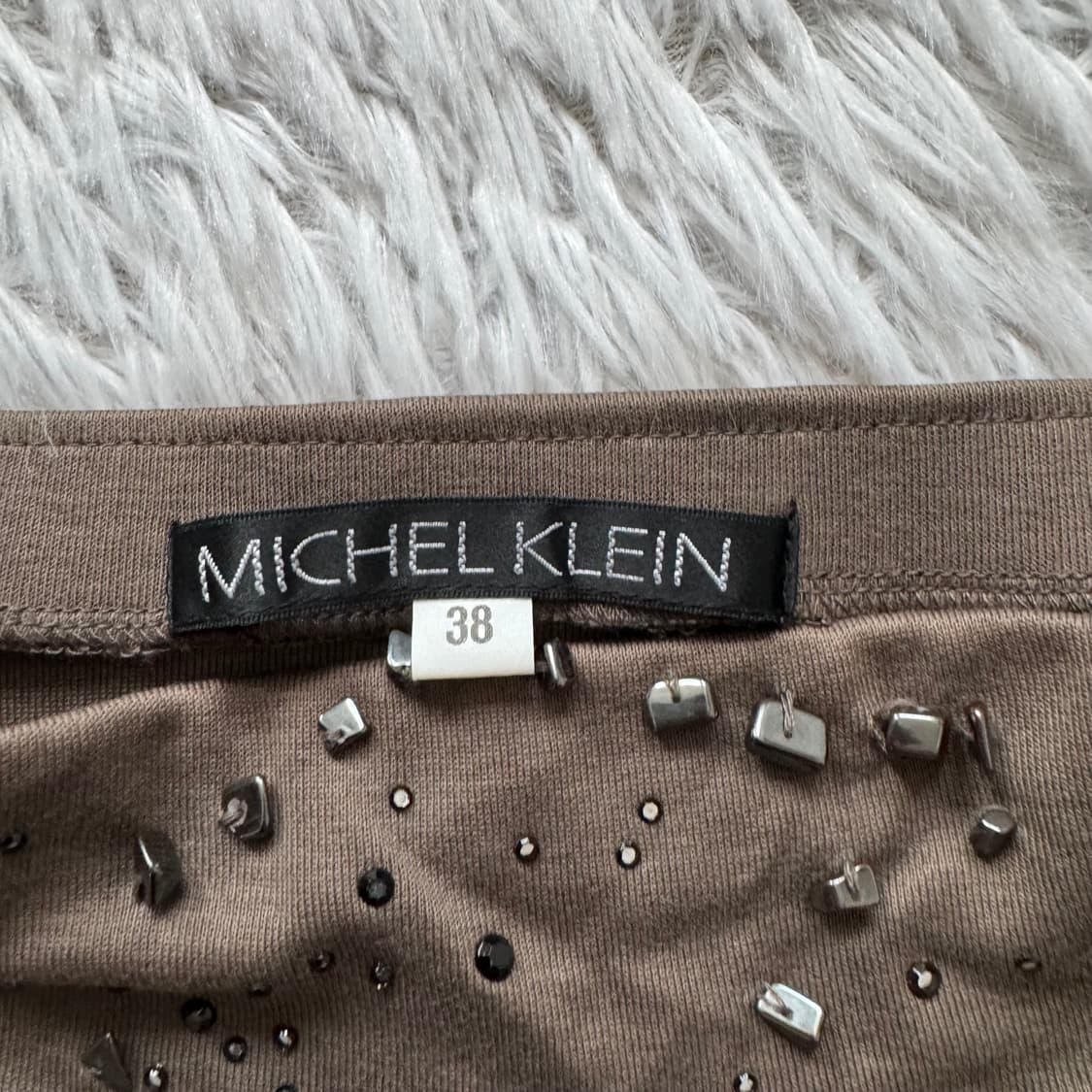 MICHEL KLEIN 일본빈티지 y2k 나시 미쉘클랑 빈티지나시 38 상품이미지5