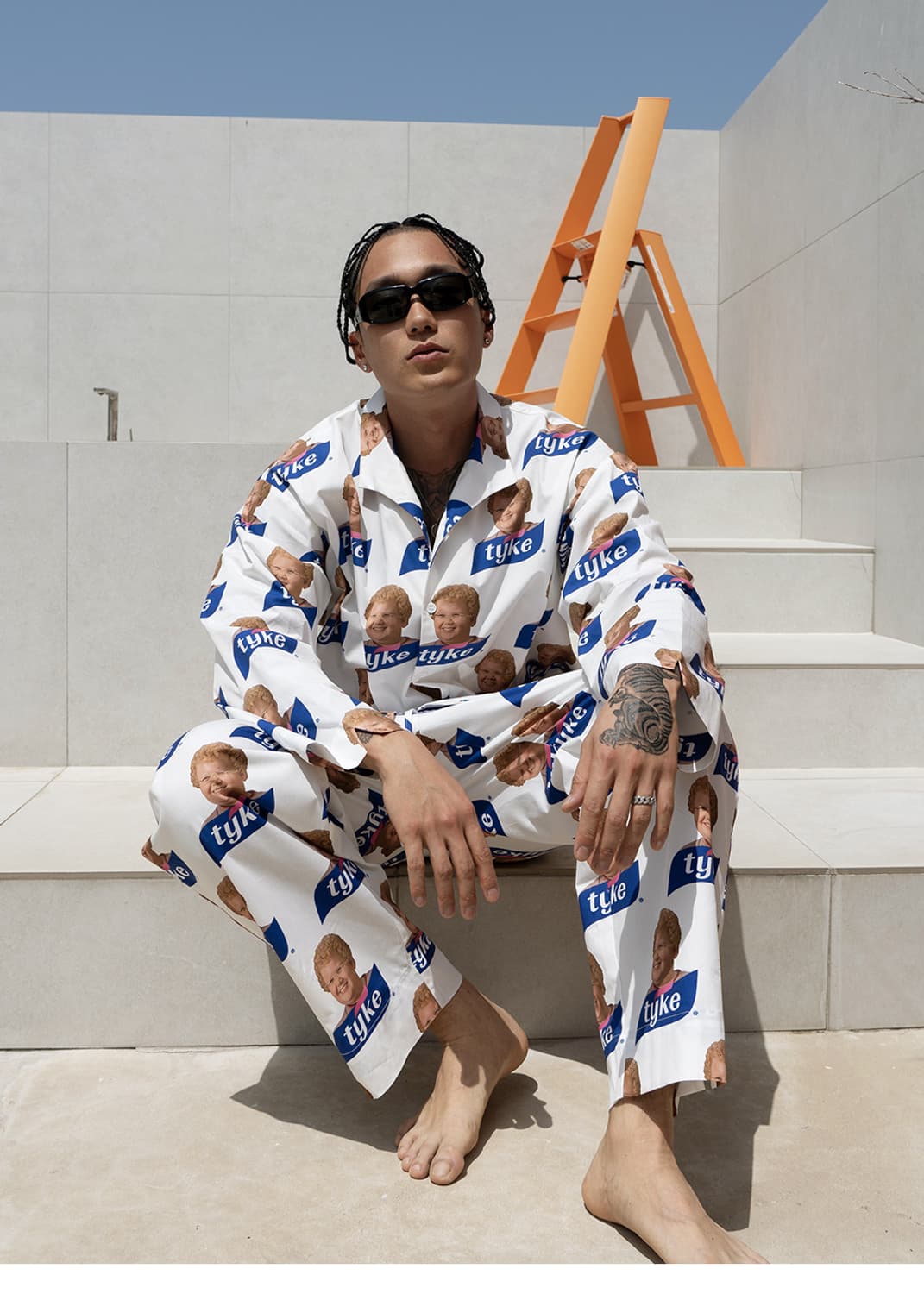 사이즈 L) tyke x balansa Pajama Set 상품이미지6