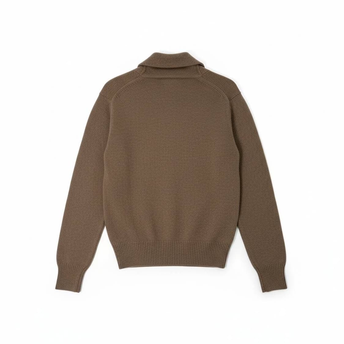 브룩스브라더스 브라운 숄카라 니트 상품이미지2