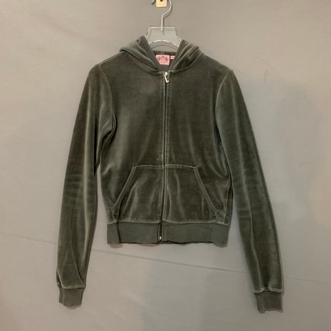 M 쥬시꾸뛰르 벨벳 벨루어 Y2K 후드집업 상품이미지1