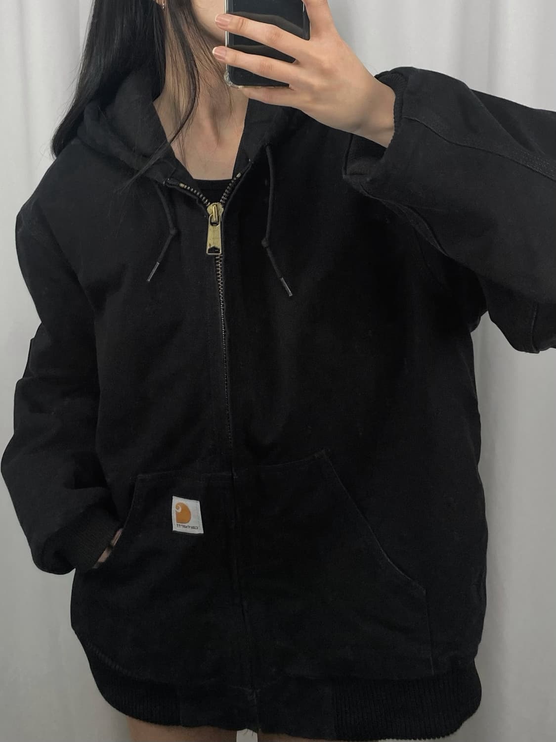 칼하트 블랙 액티브 자켓 상품이미지2