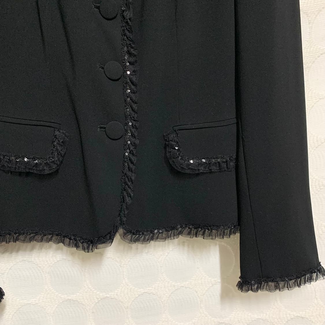 Moschino 스팽글 레이스 프릴 셋업 상품이미지5