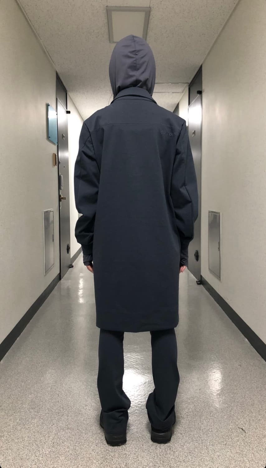 지초이 컴포트 코트 그래파이트 2 사이즈 상품이미지2