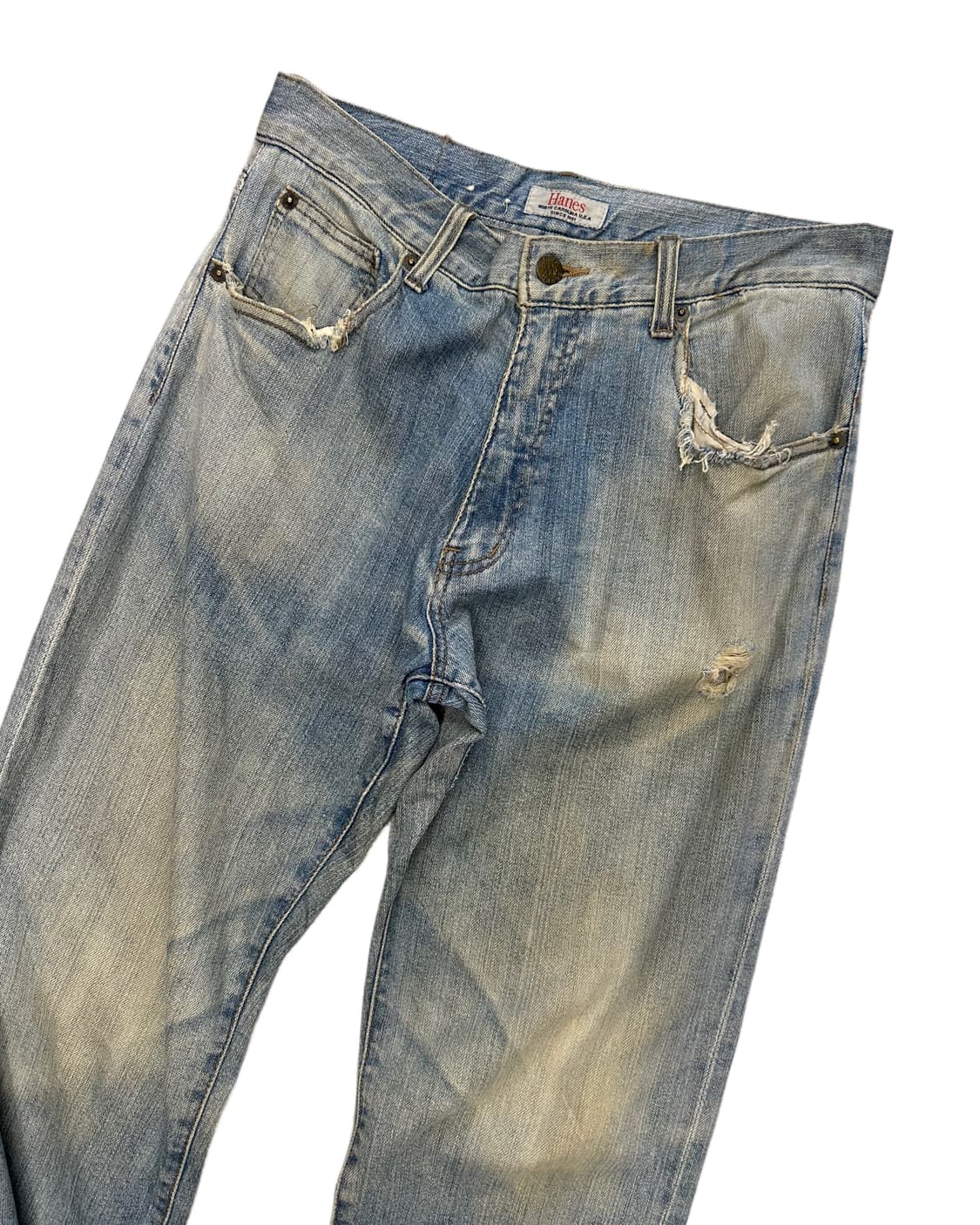 HANES vintage aging damage jean 상품이미지3