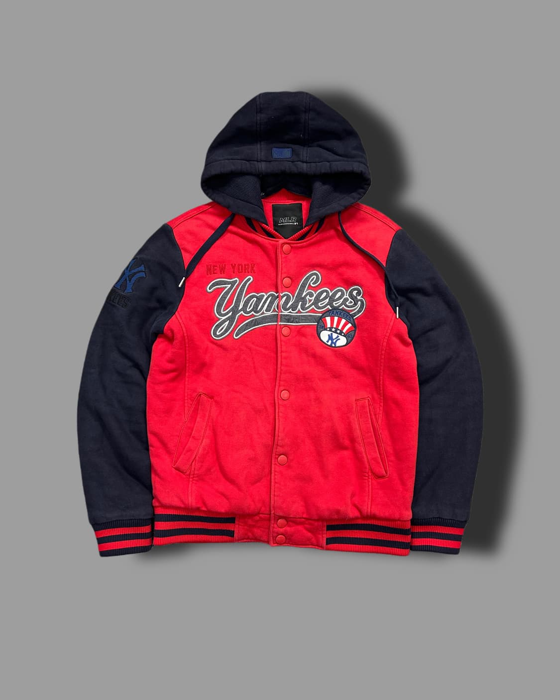 MLB 뉴욕 양키스 코튼 스타디움 후드 자켓 XL 상품이미지4