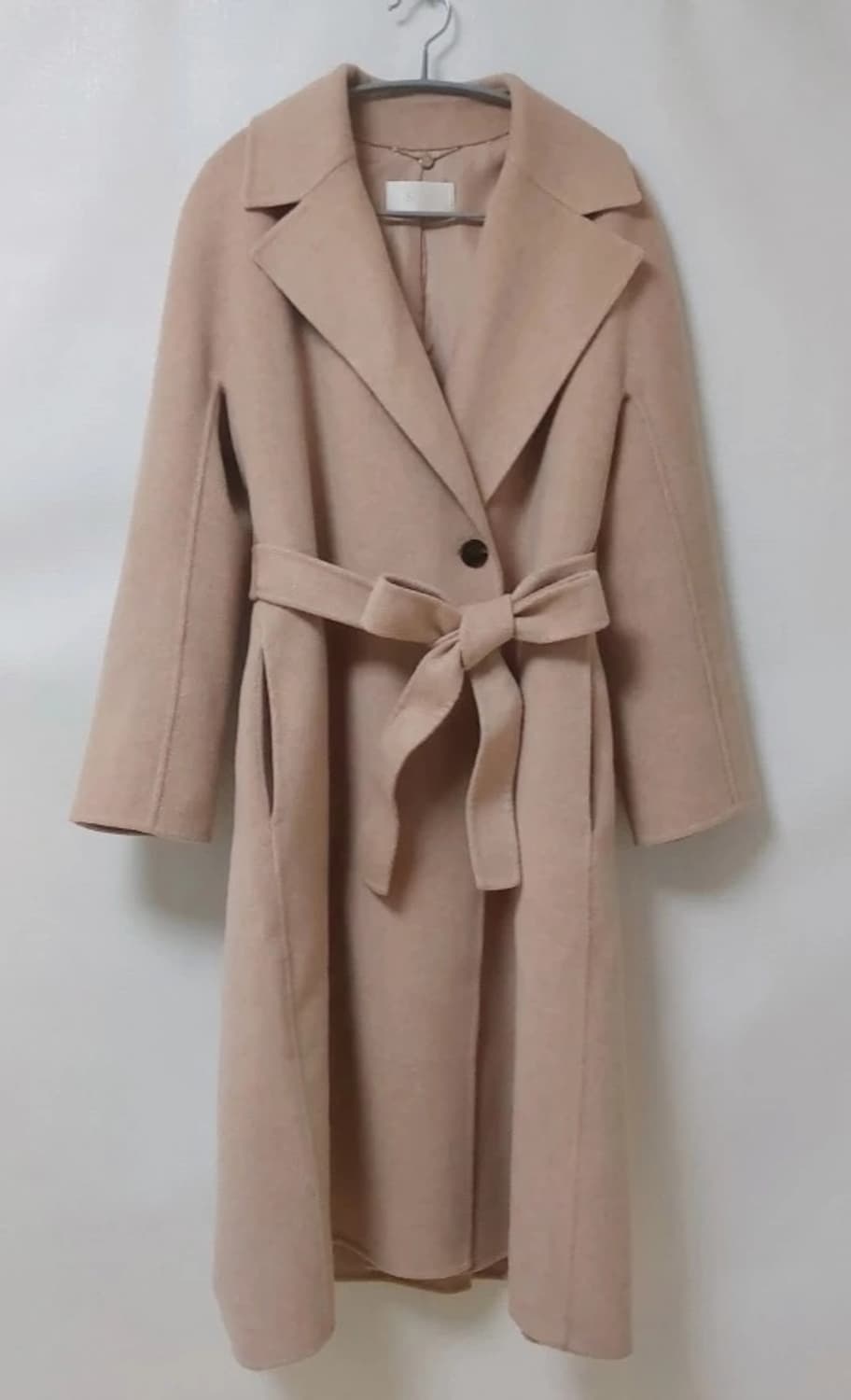 한섬 SJSJ 롱 코트 캐시미어 울 핸드메이드 롱코트 SJ 에스제이 상품이미지7