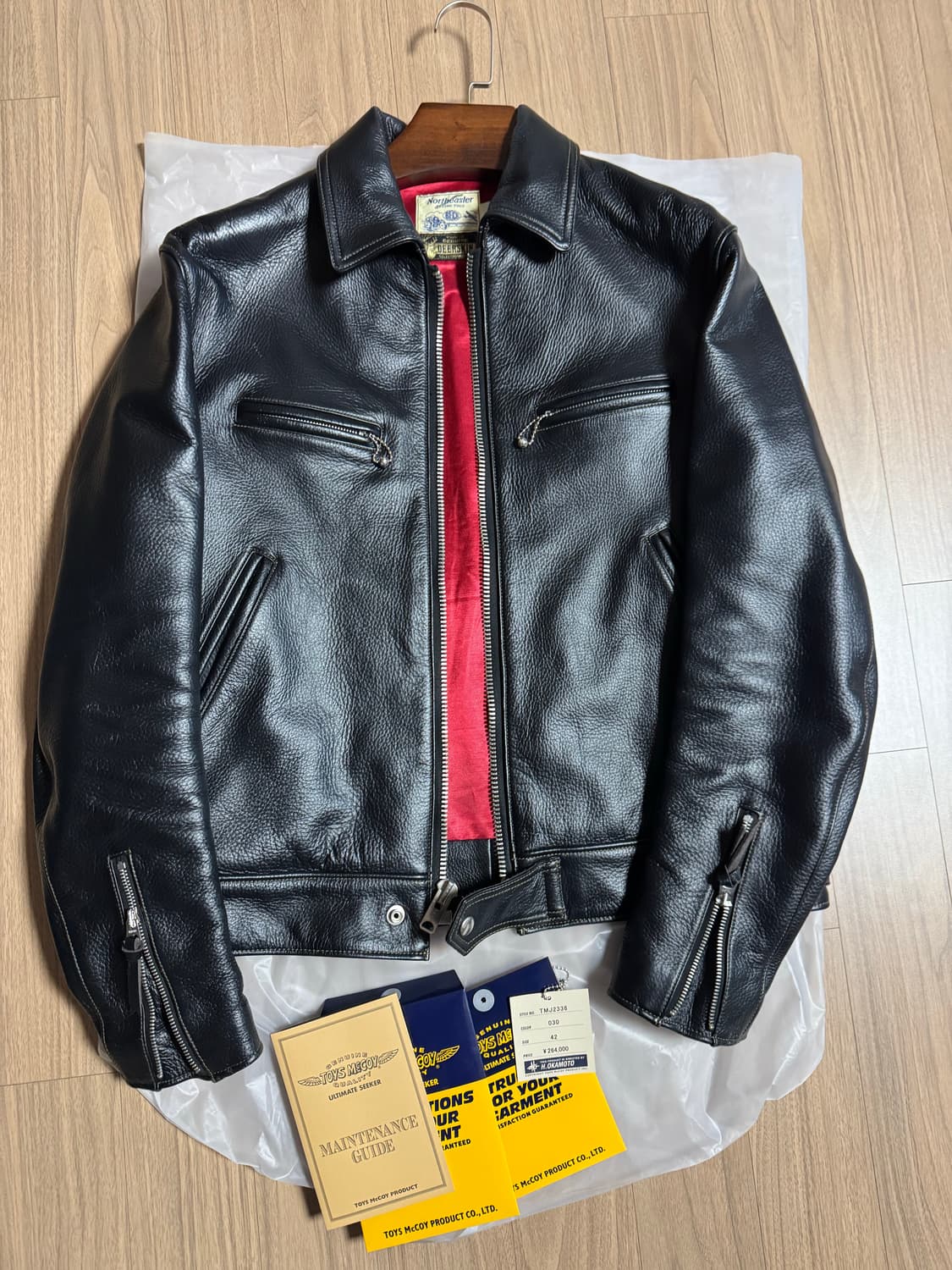 토이즈맥코이 썬더버드2 디어스킨 블랙 42사이즈 상품이미지2