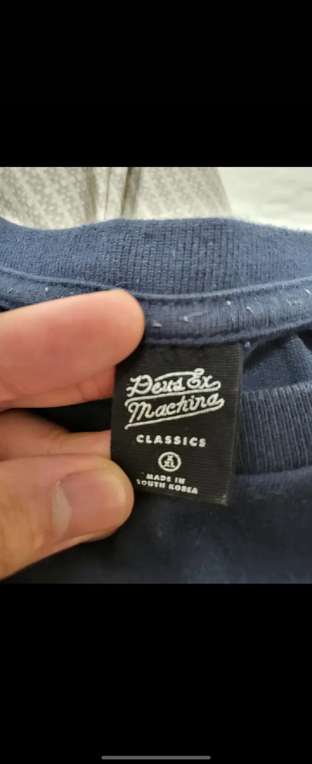 데우스 엑스 마키나 롱슬리브 긴팔 네이비 xxl 상품이미지3