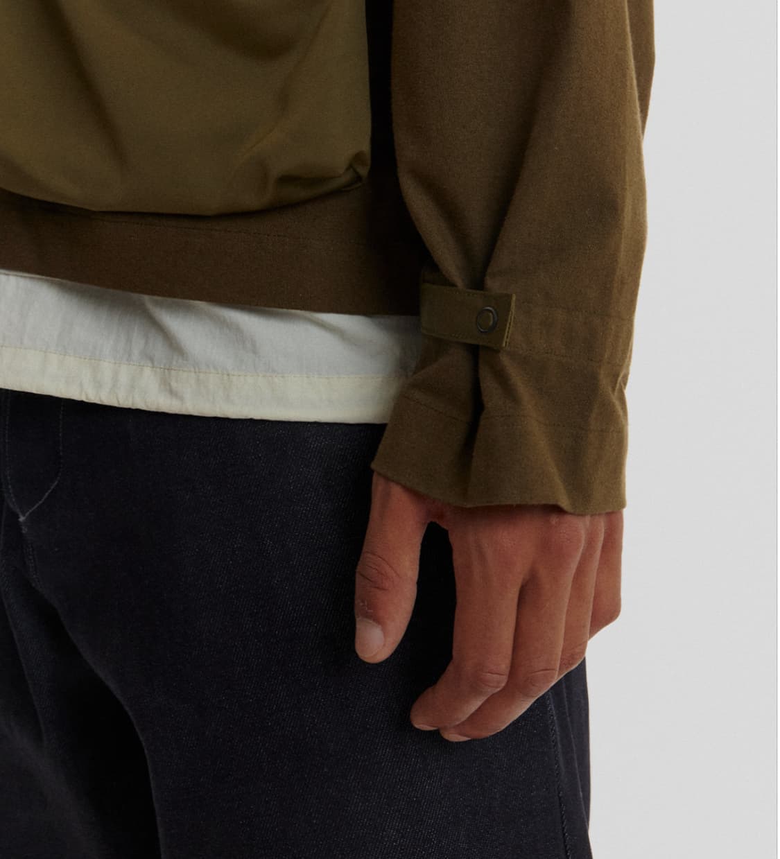 새상품(S)이스트로그 멀티 포켓 셔츠 자켓 딥 올리브 상품이미지4