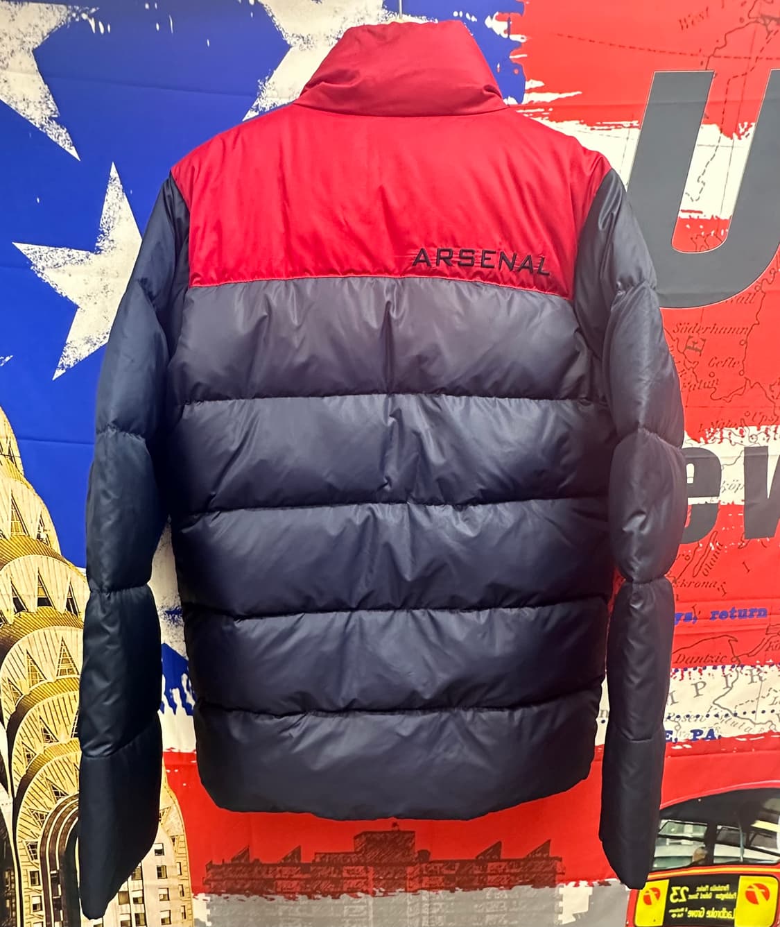 새상품급 나이키 올드스쿨 아스날 오버핏 패딩점퍼s90 상품이미지5