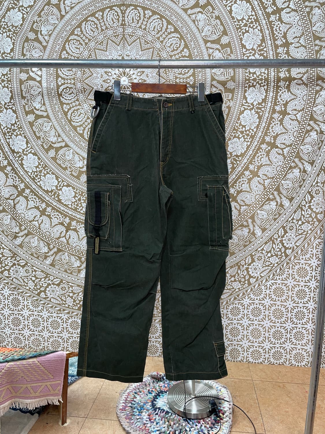 Sports k-i jeans 빈티지 포켓 디테일 카고팬츠  상품이미지3