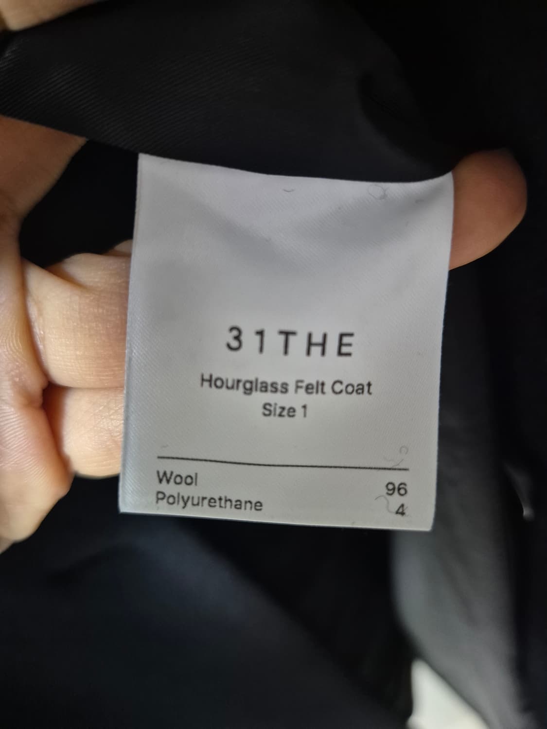 (새제품) 31THE 아워글래스 팰트  코트 31쇼룸 [85만) 상품이미지8