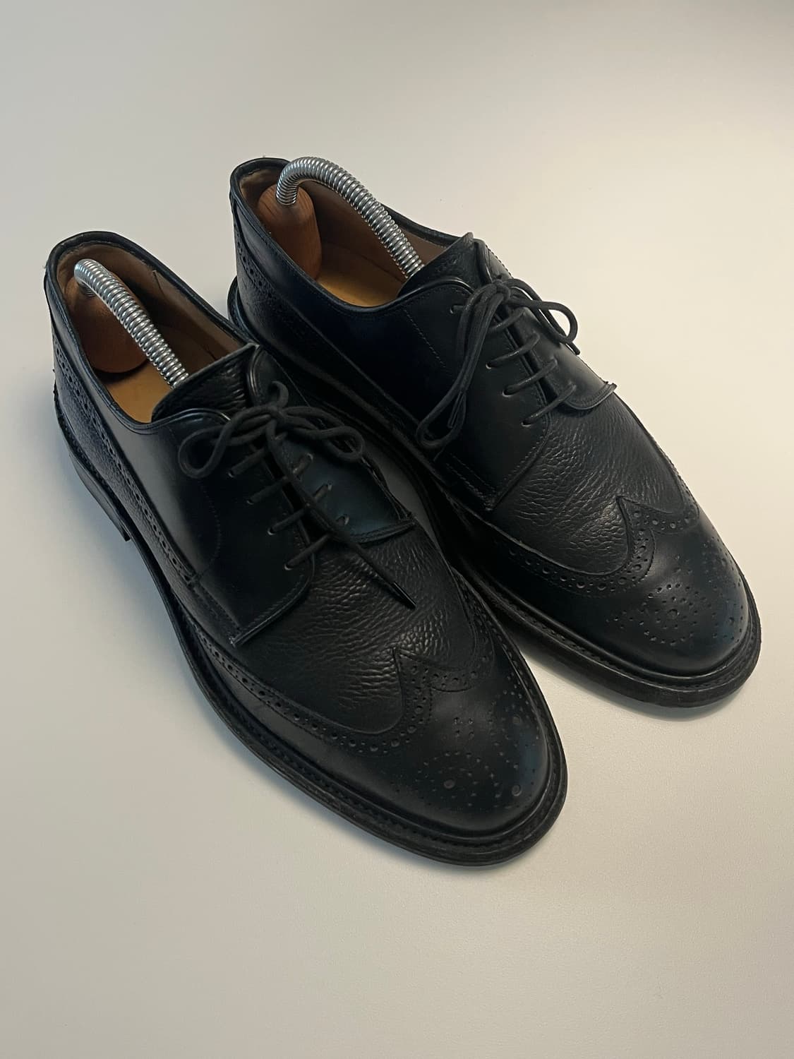 Barker England 남성 윙팁 구두 블랙 265 상품이미지1