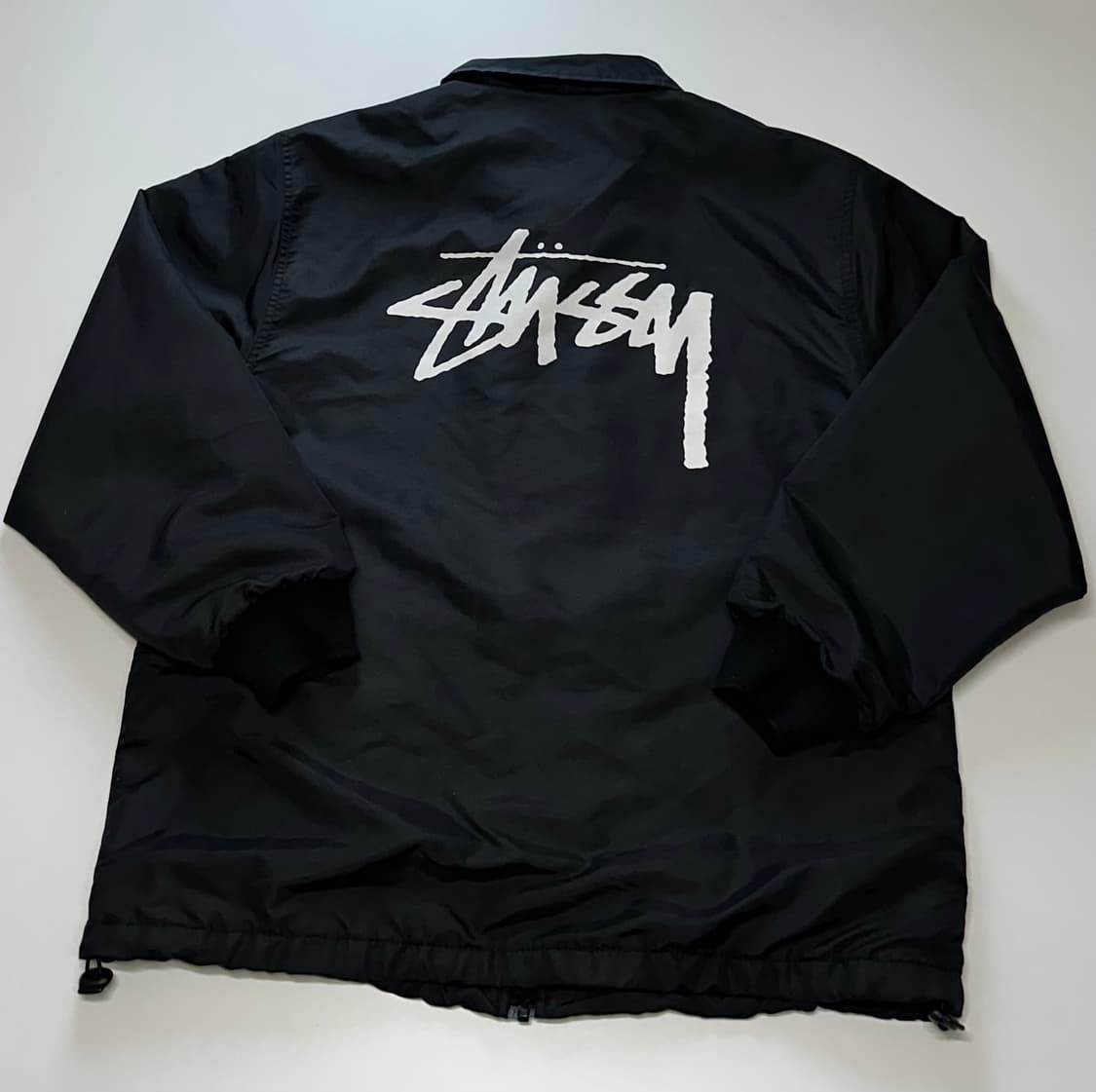 스투시 리버시블 코치 자켓 블랙/그레이 XL 상품이미지3