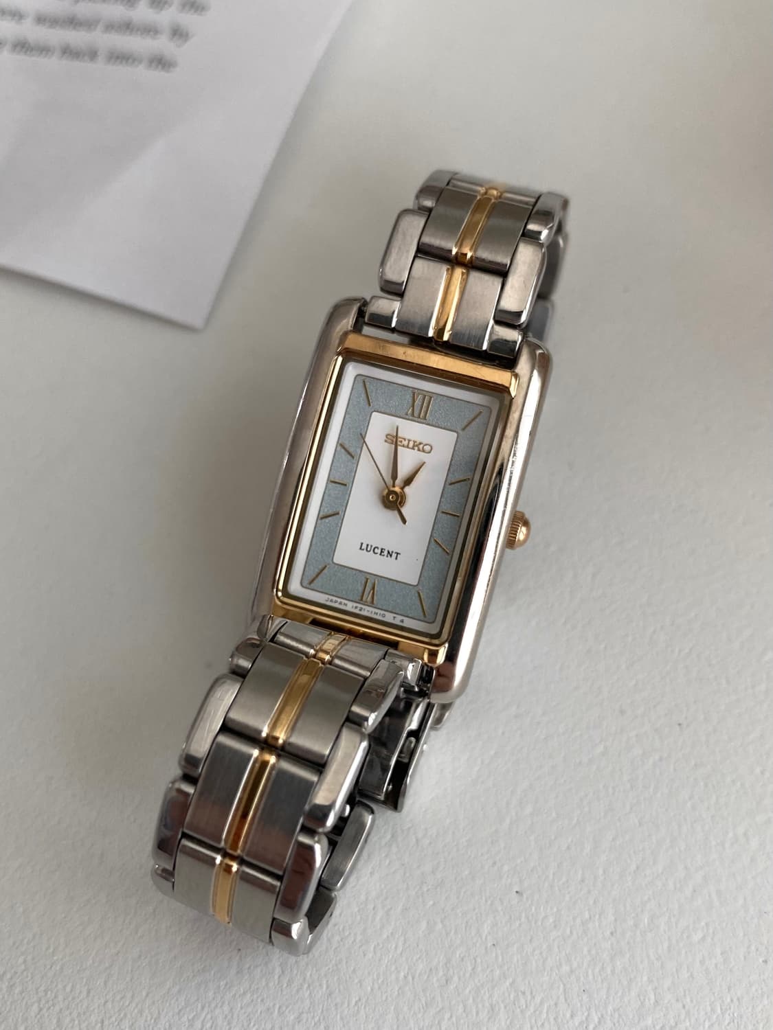 Seiko 세이코 lucent 루센트 스퀘어 쿼츠 레이디스 상품이미지1