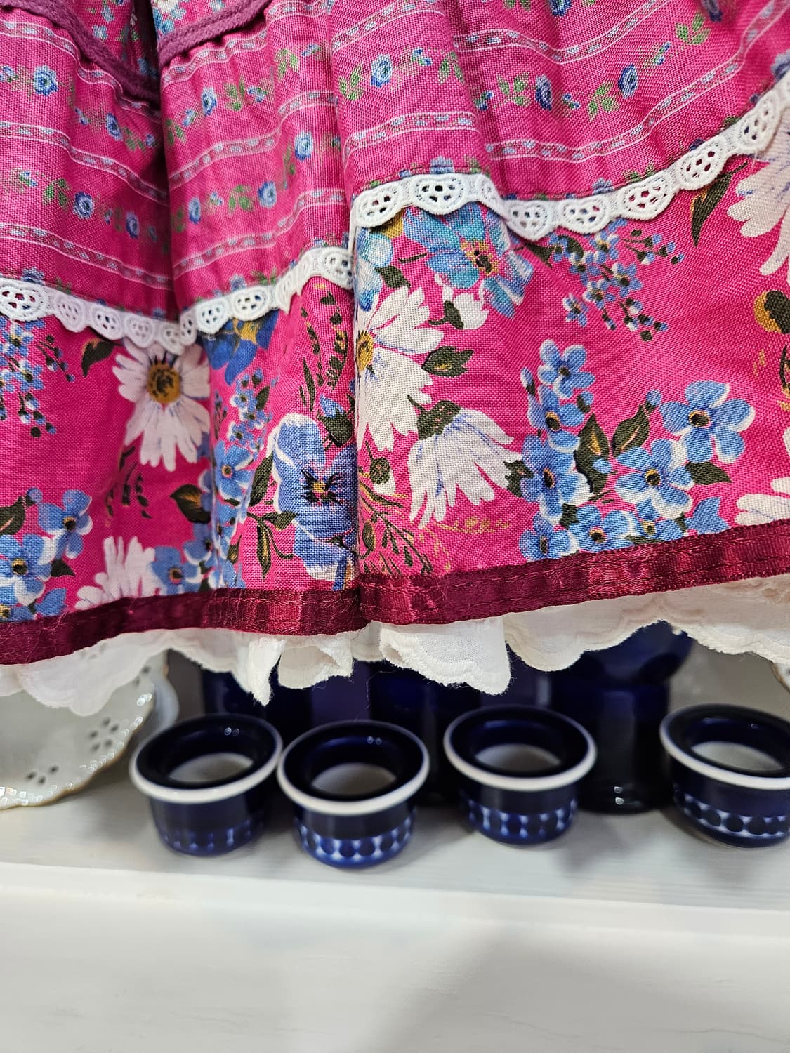 빈티지 핑크 플라워 캉캉 스커트 상품이미지4