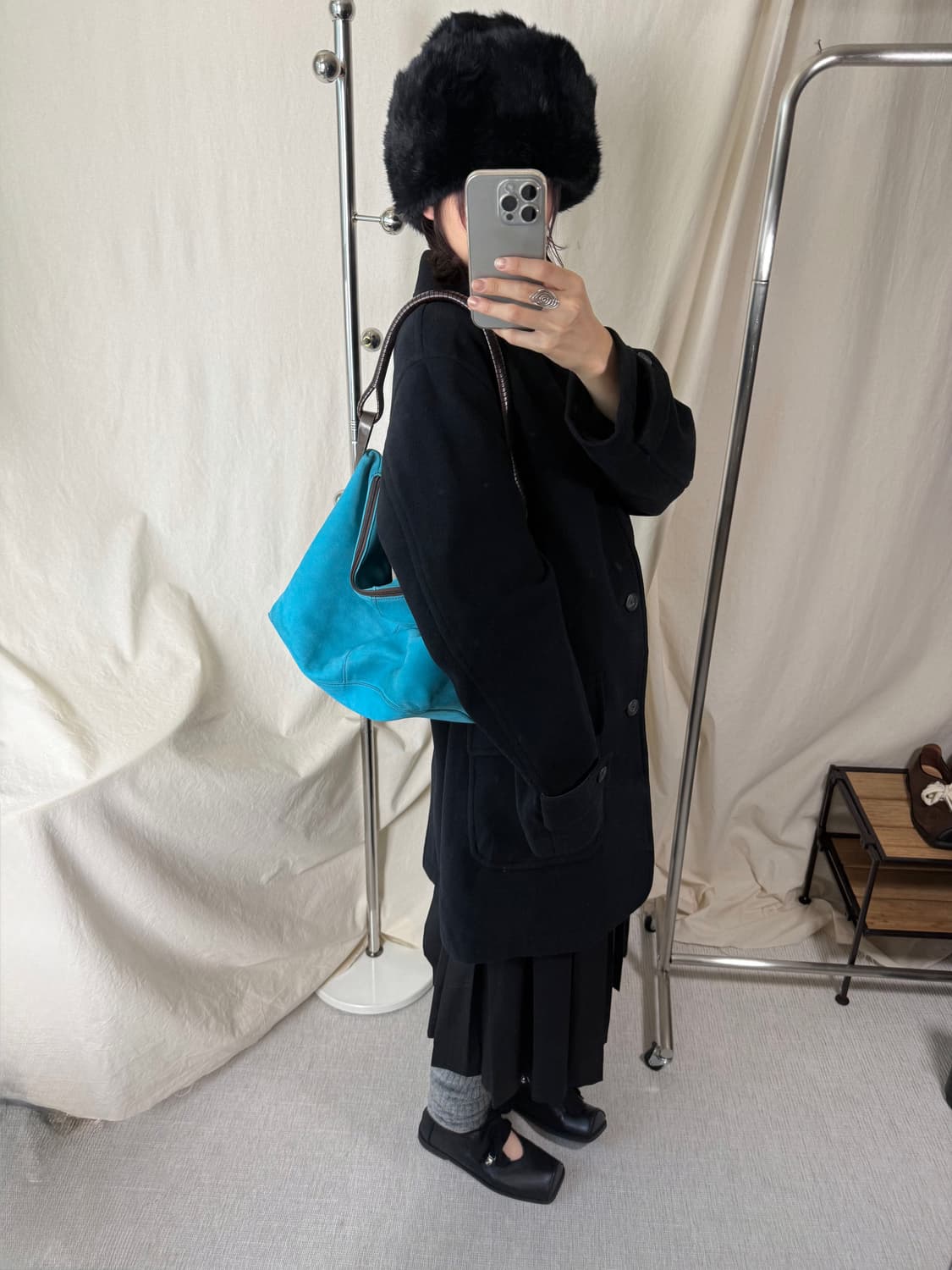 Wool Cashmere Blend Coat 상품이미지2