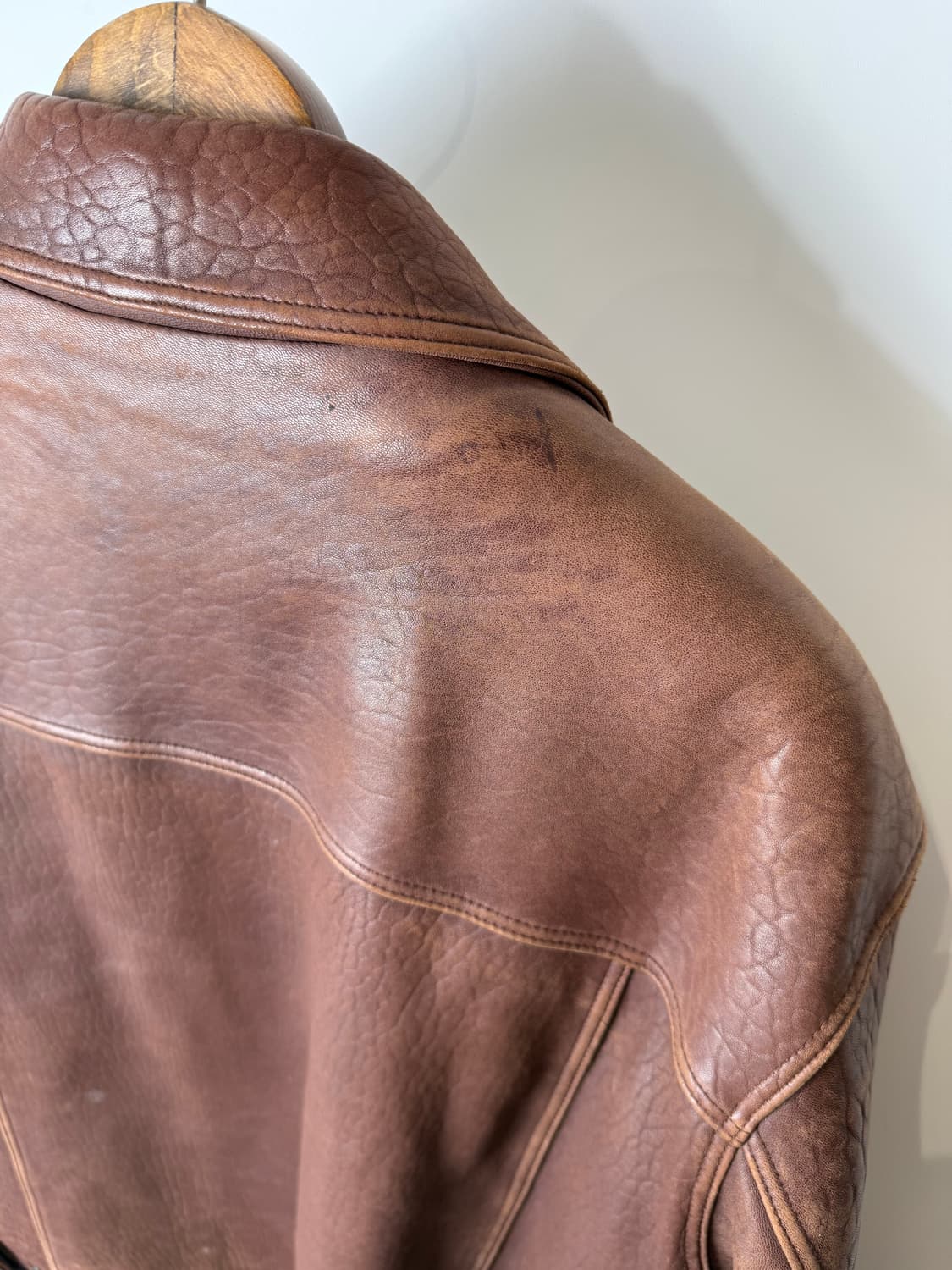 빈티지 오버핏 양가죽 자켓  상품이미지7