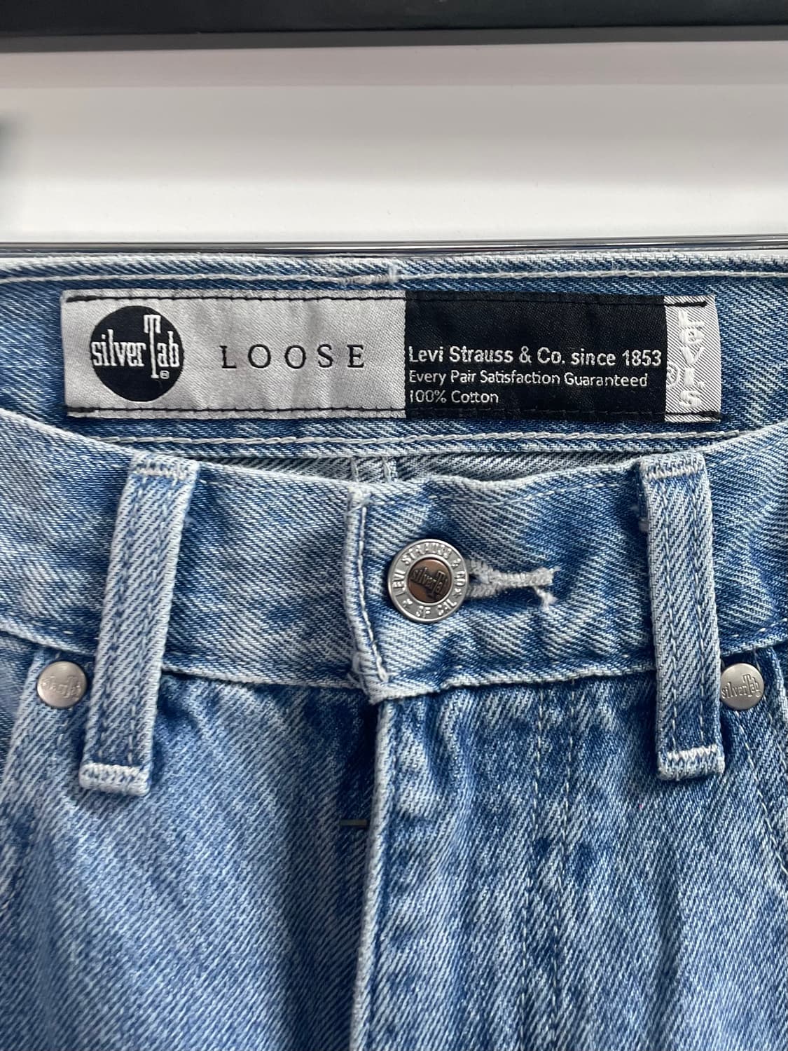 리바이스 실버탭 루즈핏 연청바지 (onp.47)   상품이미지5