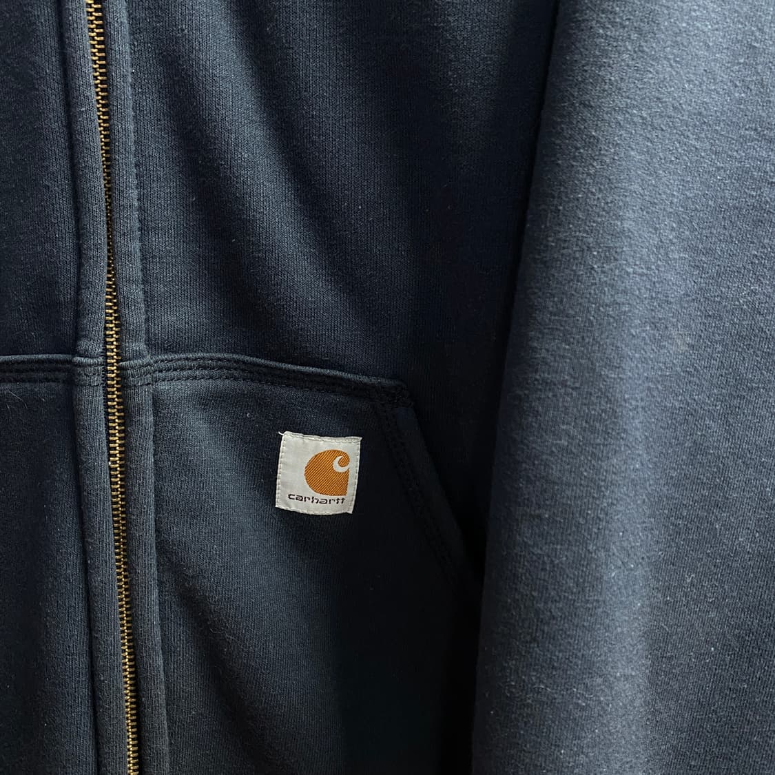 칼하트 네이비 써멀 후드 집업 B3200 상품이미지3