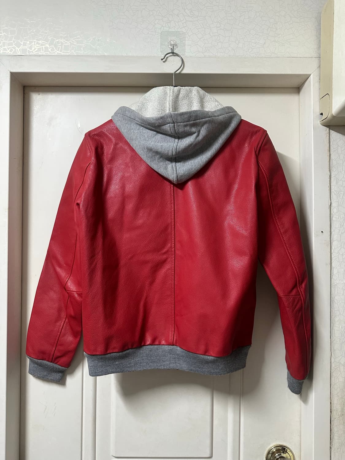 Italy hooded leather jacket 상품이미지4