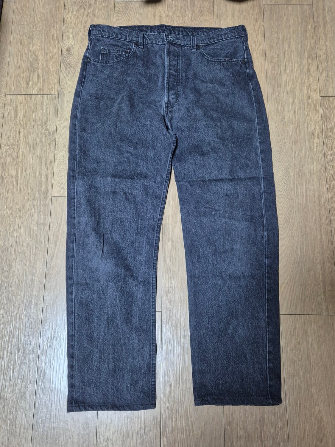 90s 리바이스 501 흑청 데님 팬츠 상품이미지1