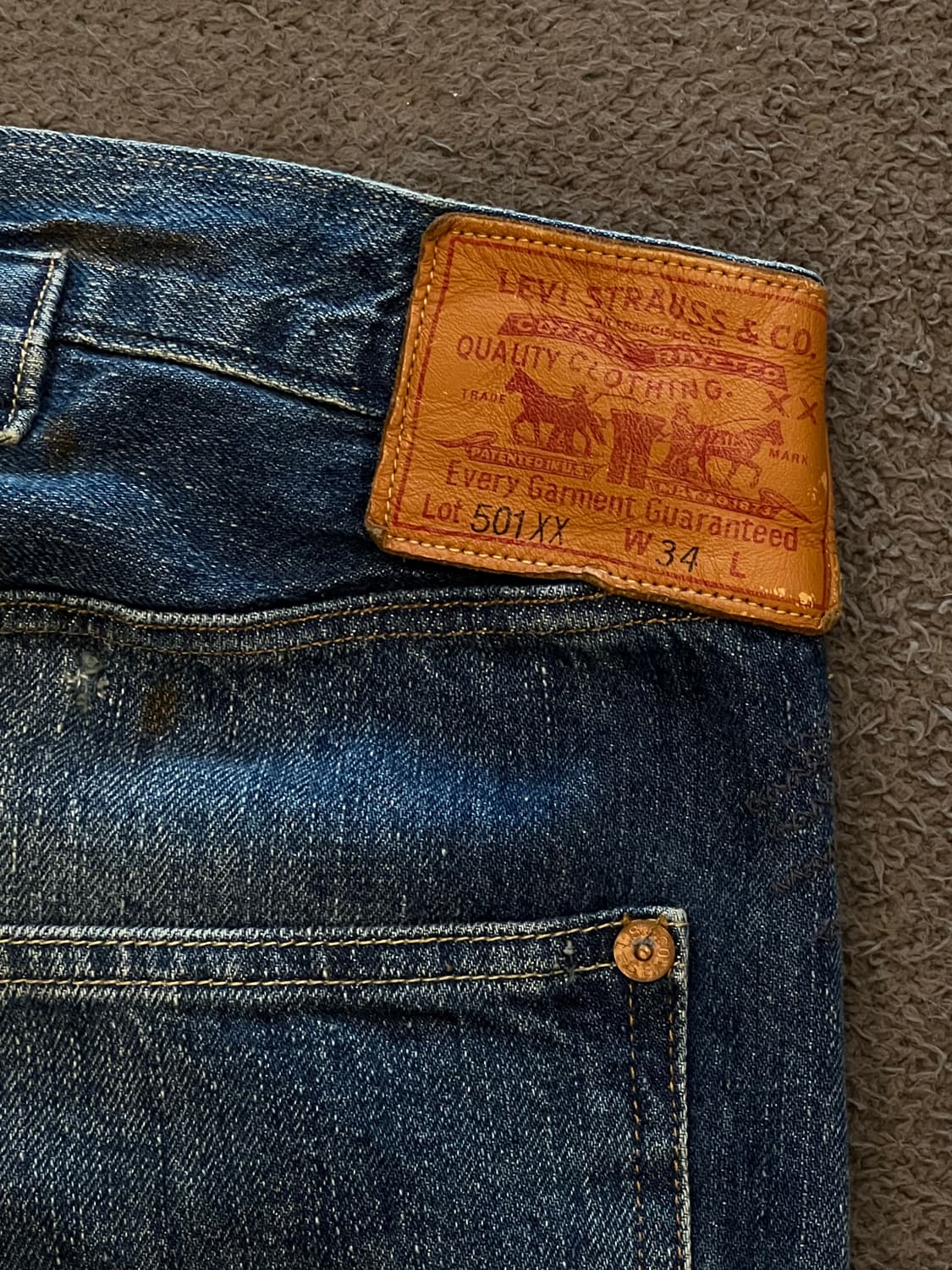 리바이스 LVC 501 XX 처분  상품이미지5