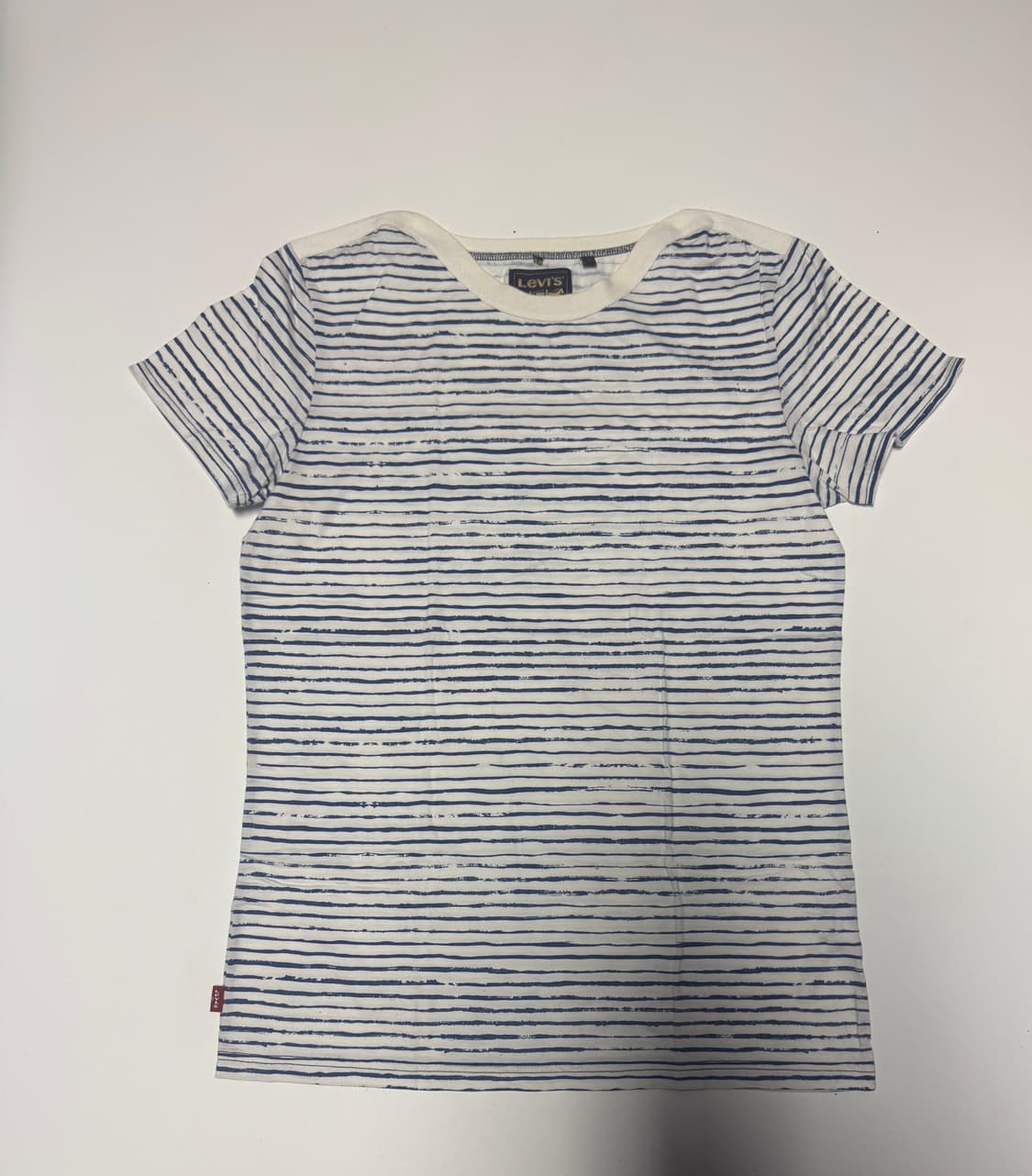 희귀!! 리바이스 퍼플탭 스트라이프 반팔 티셔츠 M 상품이미지1