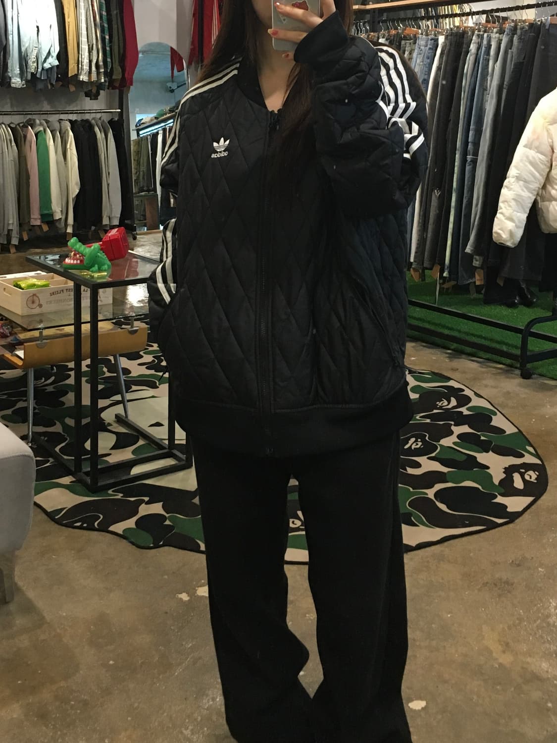 아디다스 퀄티드 패딩점퍼 L 상품이미지6