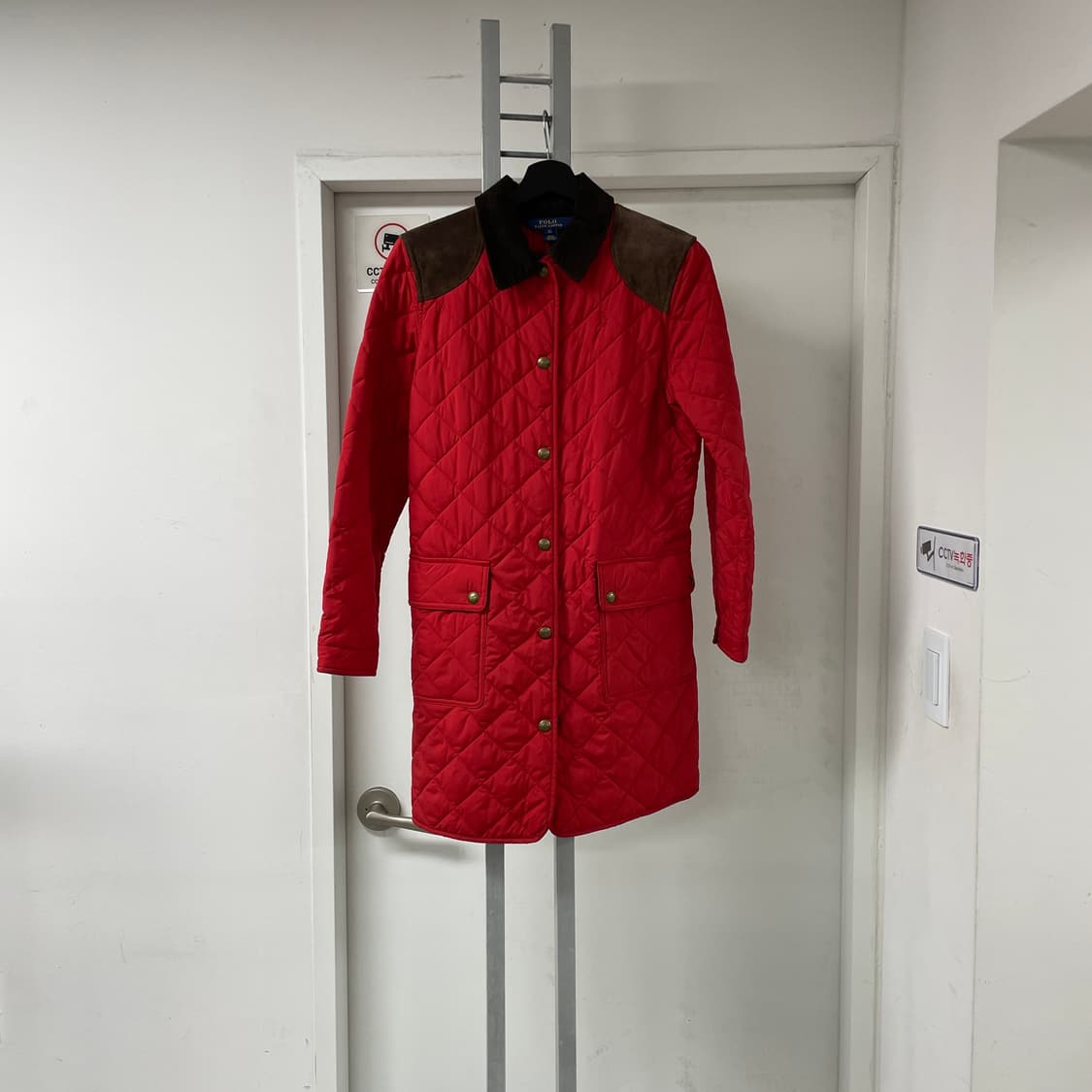 폴로 랄프로렌 레드 롱 퀄팅 자켓 XL16(W) 상품이미지1