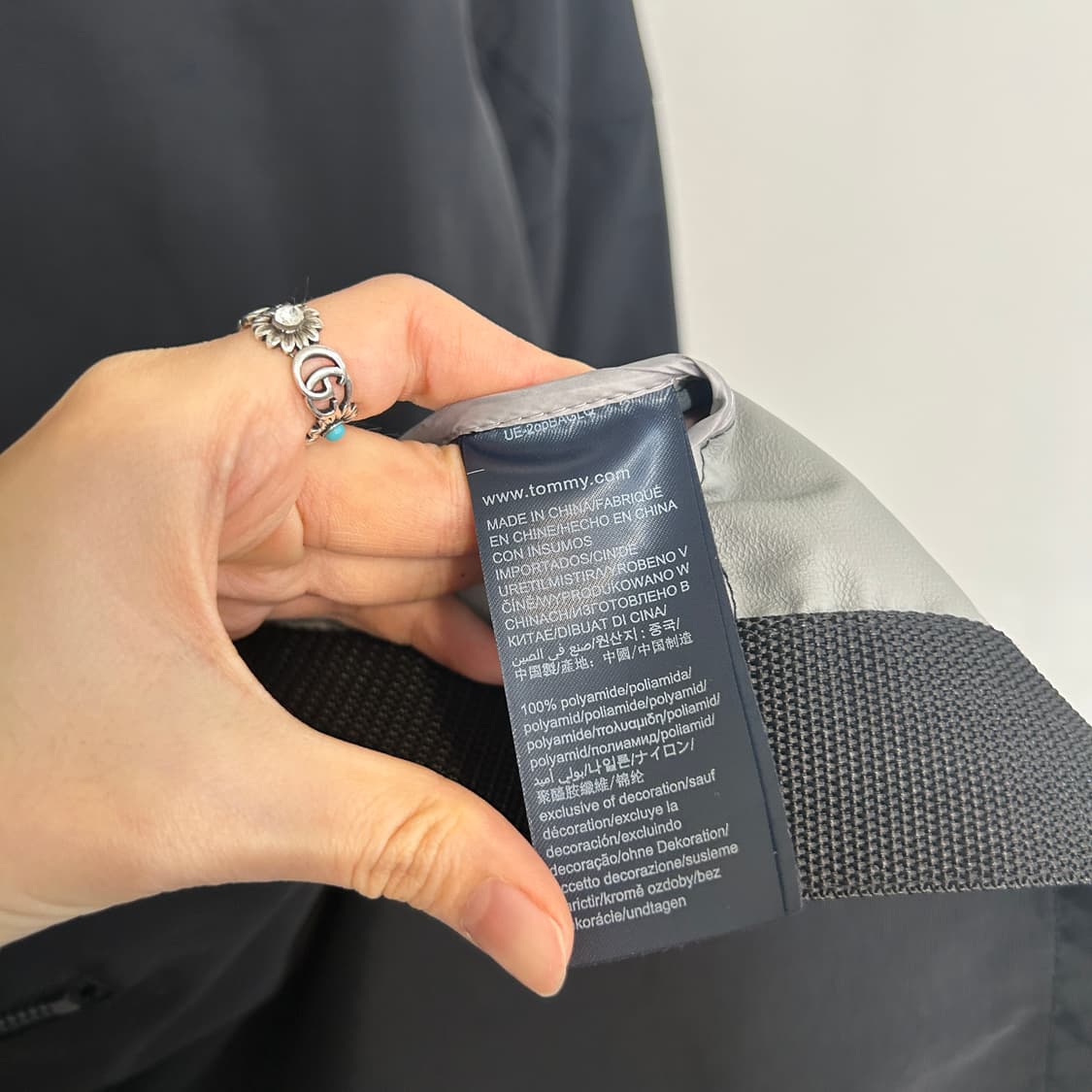 타미힐피거 골프 레인자켓 골프 바람막이 M 네이비 상품이미지4