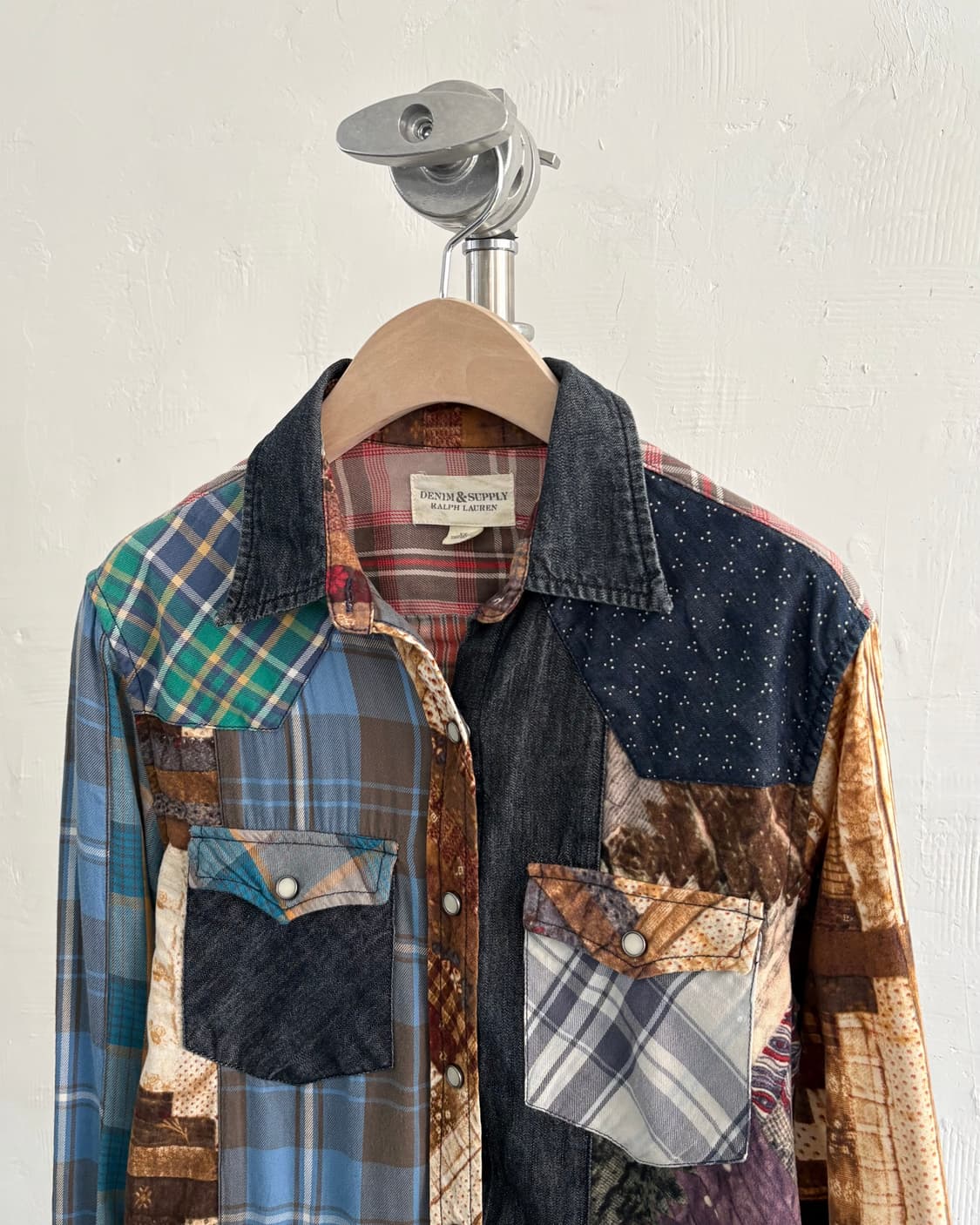 Denim & Supply 데님앤서플라이 패치워크 웨스턴 셔츠 상품이미지2