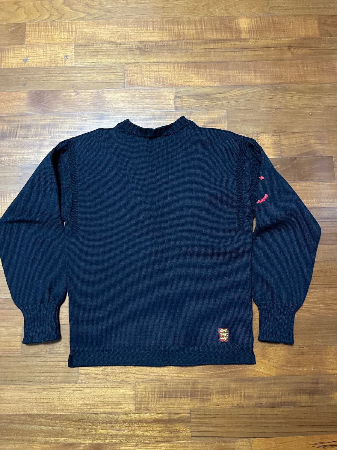 건지울른스 피셔맨 홀가먼트 스웨터 블랙 상품이미지2