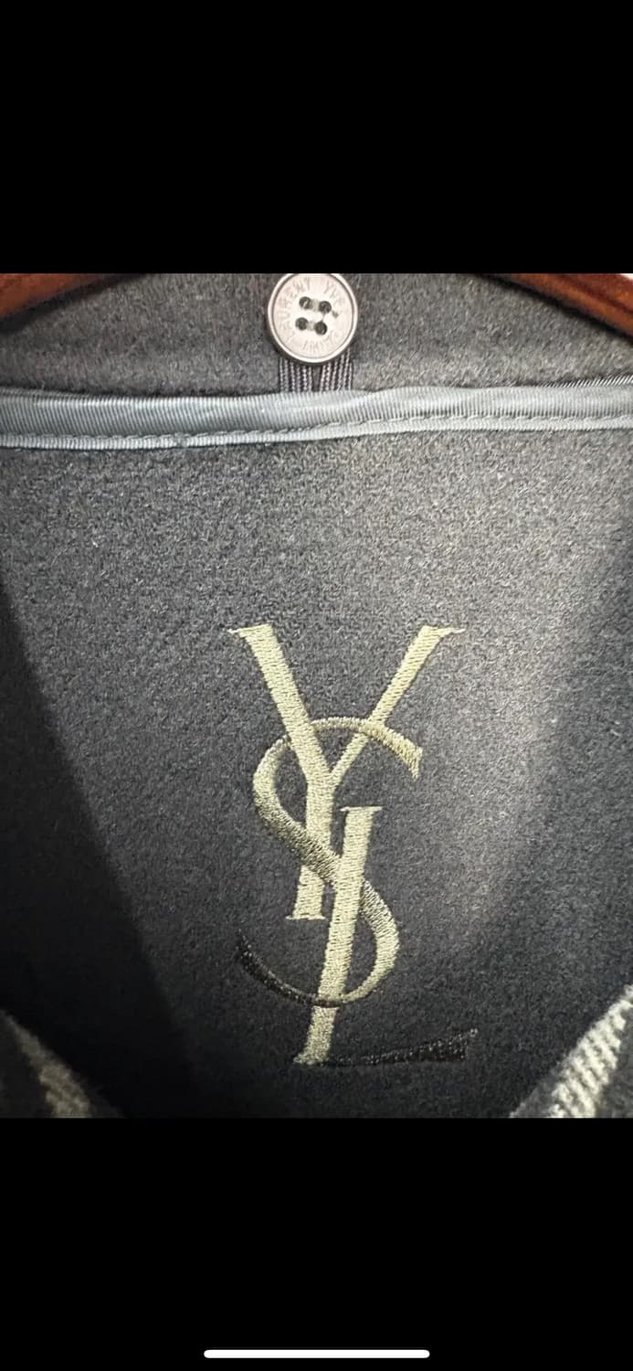 입생로랑 블랙 울 집업 자켓 H1649 상품이미지7